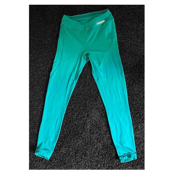 Gymshark Illumination Leggings - Emerald (size medium/30-31) - Picture 7 of 8